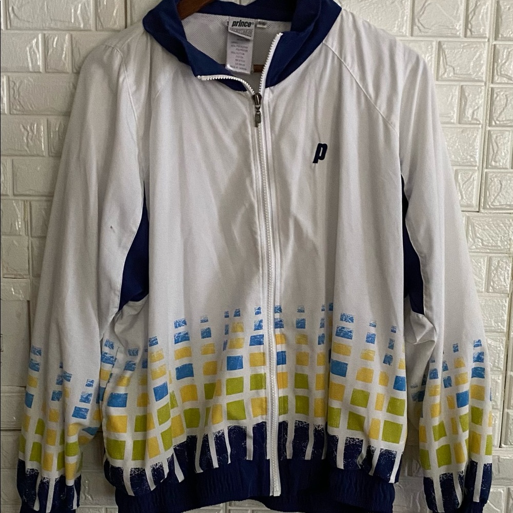 Prince men’s tennis windbreaker jacket size large
